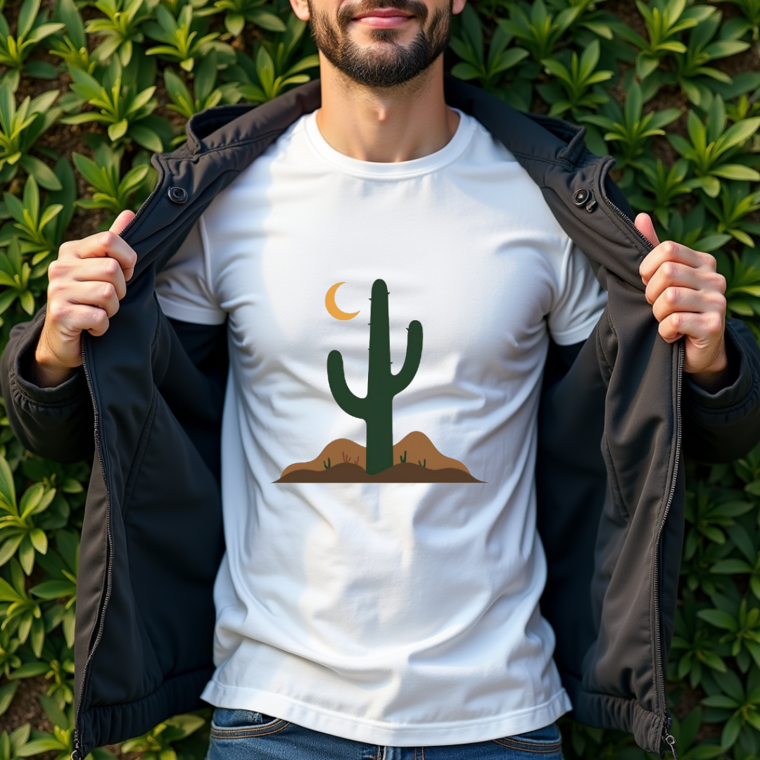 Cactus Moon Softstyle T-Shirt