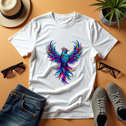 Bird adorned with swirling patterns Softstyle T-Shirt – Birds Lover's