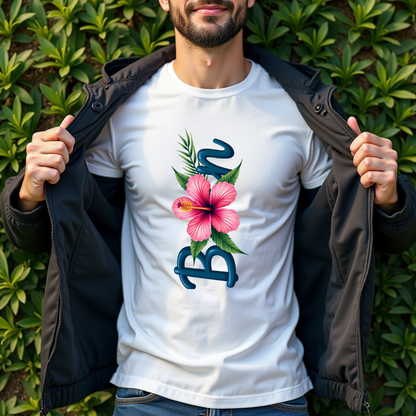 Tropical Born Flower Softstyle T-Shirt –