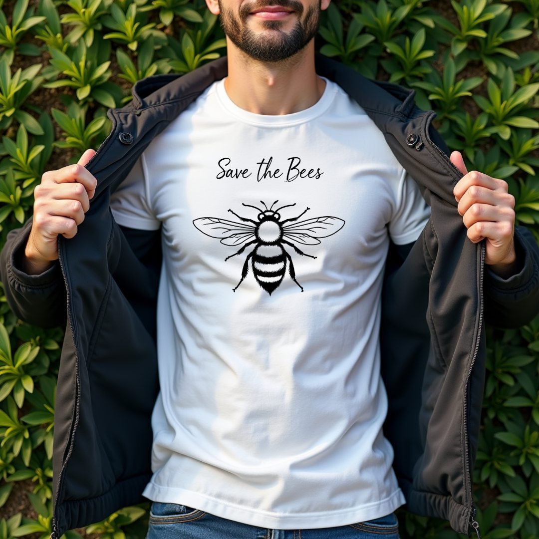 Elegant Bee Graphic Softstyle T-Shirt