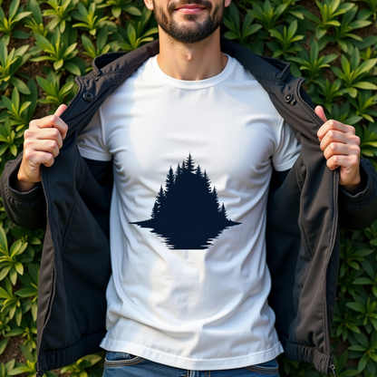 Forest Silhouette Softstyle T-Shirt