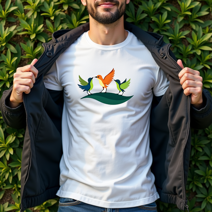 Dance of Birds Graphic Softstyle T-Shirt