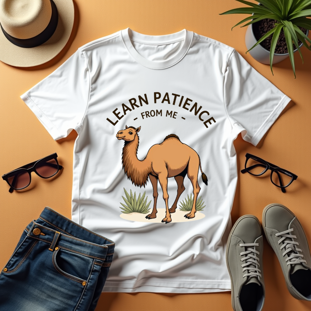 Patience Camel Graphic Softstyle T-Shirt