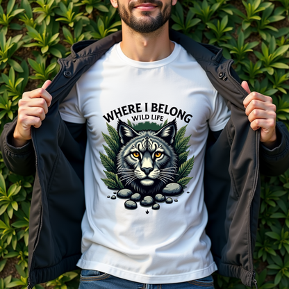 Wild Spirit Graphic Softstyle T-Shirt- Cat Lovers