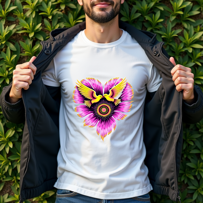 Psychedelic Heart Softstyle T-Shirt