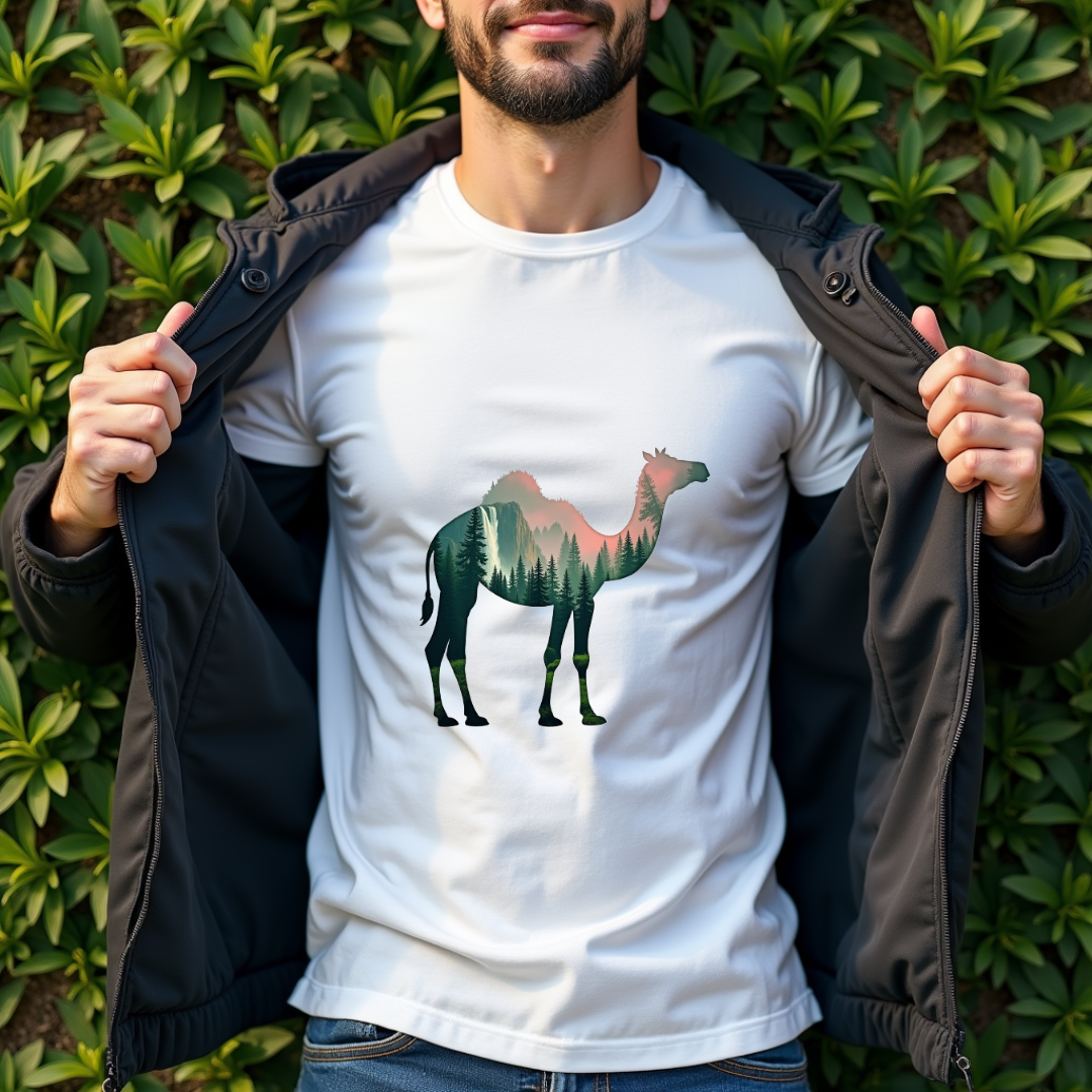 Nature's Camel Graphic Softstyle T-Shirt