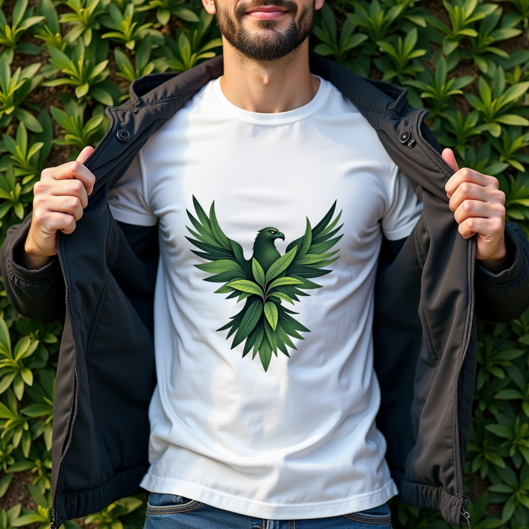 Leafy Eagle Softstyle T-Shirt