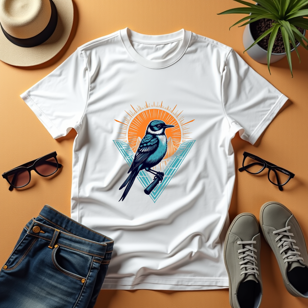 Bird, sunlights Graphic Softstyle T-Shirt – Birds Lover's Apparel