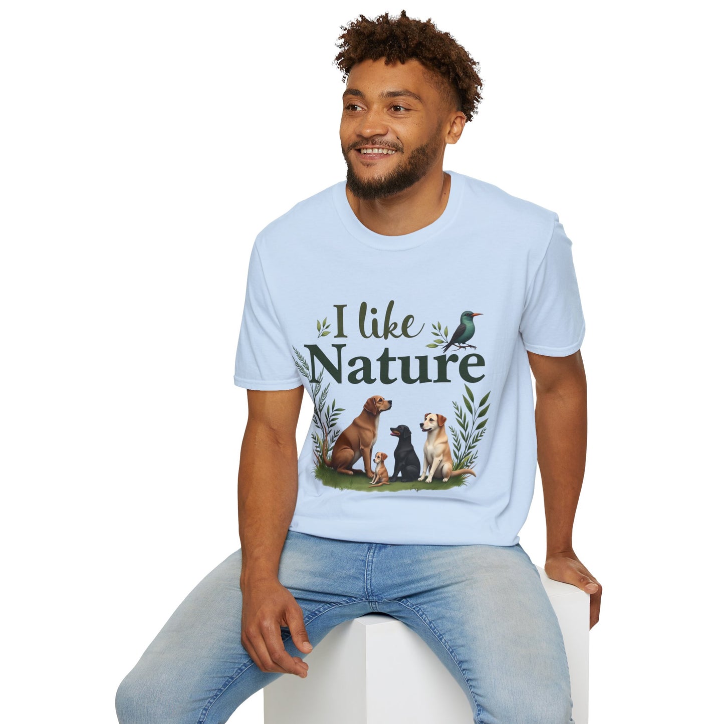 Typography Meets Nature Softstyle T-Shirt –