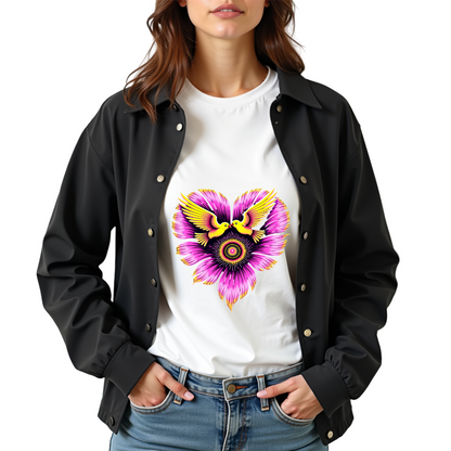 Psychedelic Heart Softstyle T-Shirt