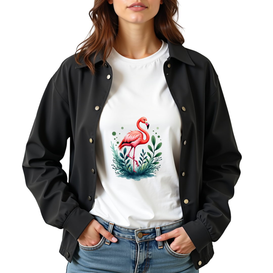 Flamingo Dream Graphic Softstyle T-Shirt