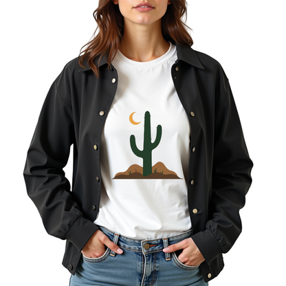 Cactus Moon Softstyle T-Shirt