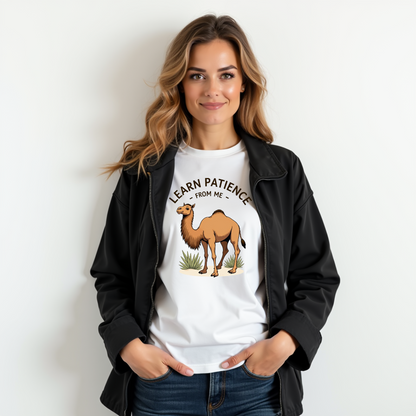 Patience Camel Graphic Softstyle T-Shirt