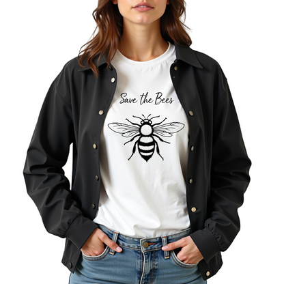 Elegant Bee Graphic Softstyle T-Shirt