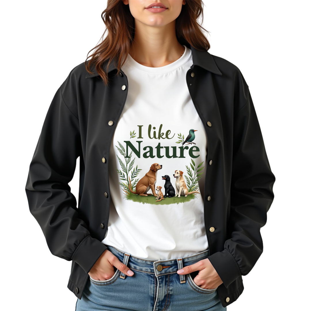 Typography Meets Nature Softstyle T-Shirt –