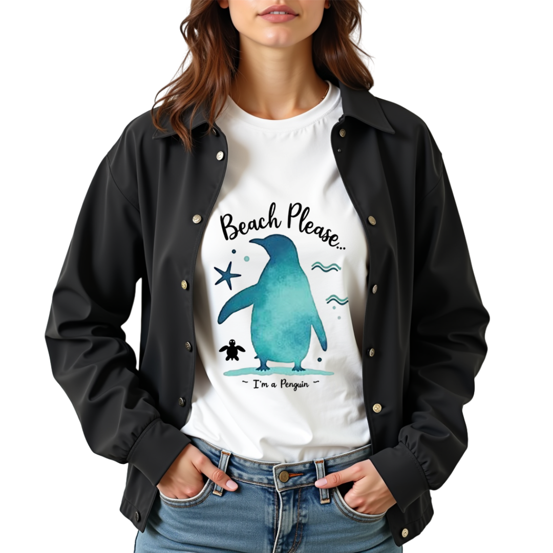 Penguin Vibes Softstyle T-Shirt –