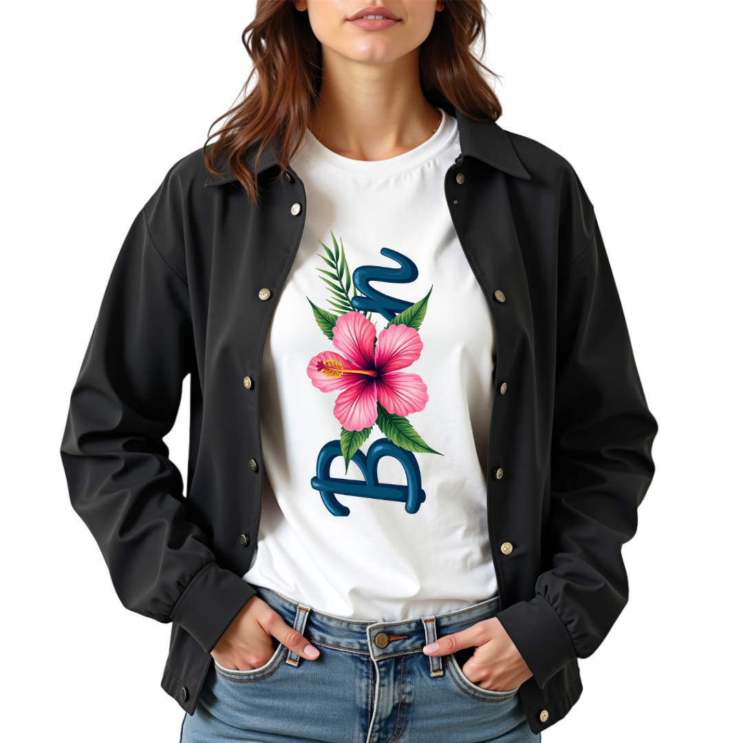 Tropical Born Flower Softstyle T-Shirt –