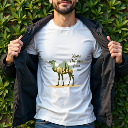 Camel Serenity Graphic Softstyle T-Shirt