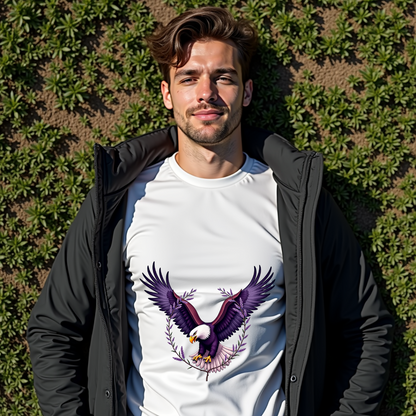 Botanical Eagle Graphic Softstyle T-Shirt