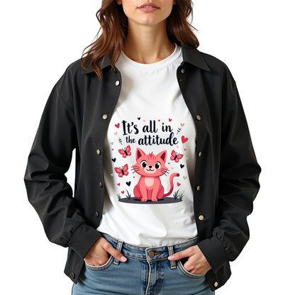 Attitude Cat Softstyle T-Shirt –