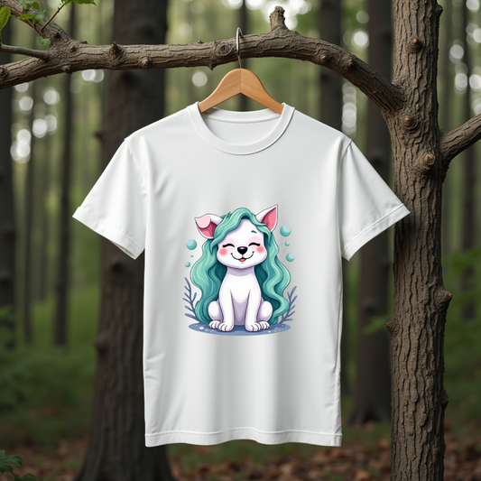 Mermaid Pooch Graphic Softstyle T-Shirt