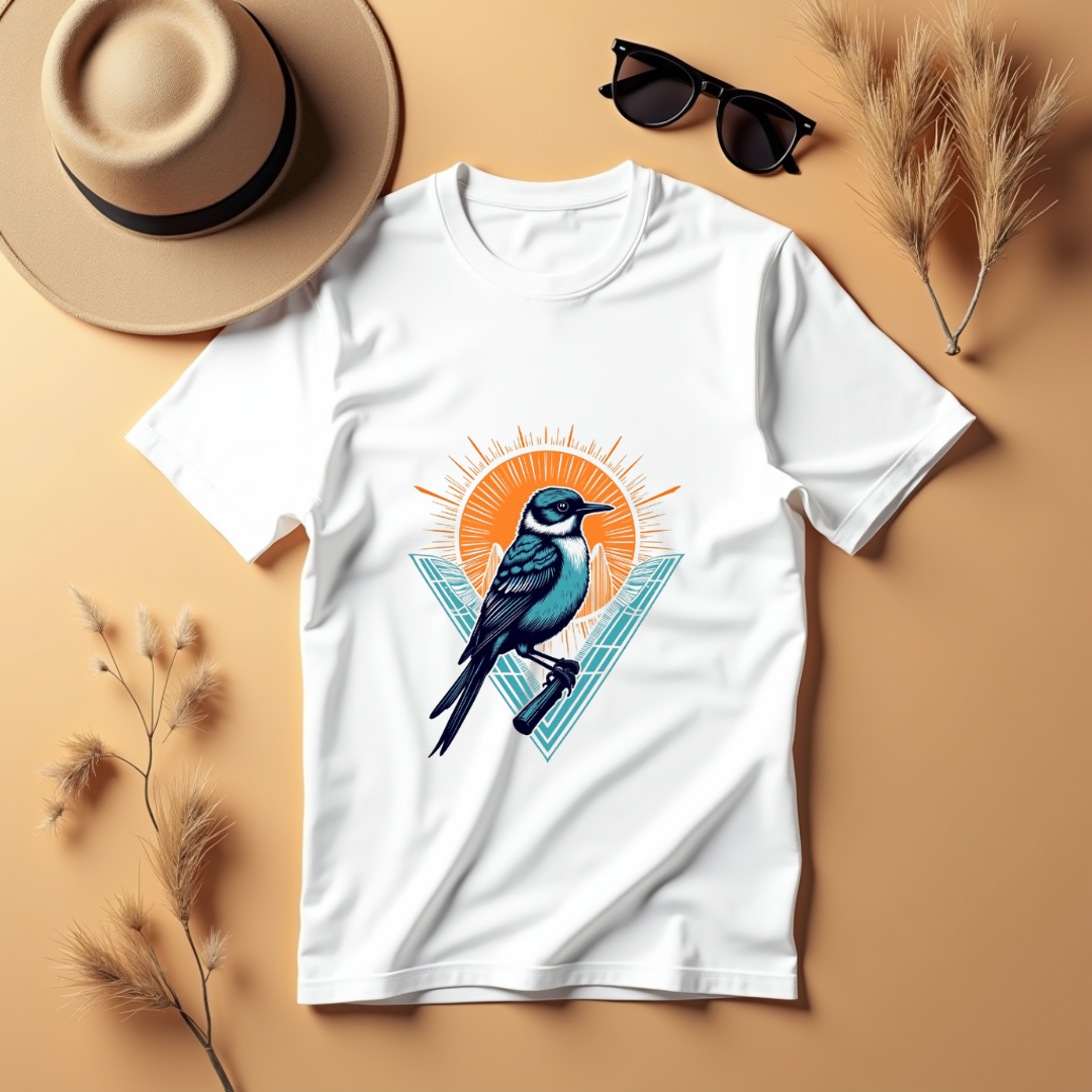 Bird, sunlights Graphic Softstyle T-Shirt – Birds Lover's Apparel