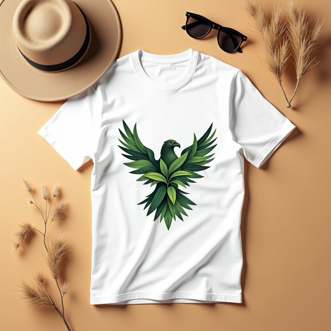 Leafy Eagle Softstyle T-Shirt