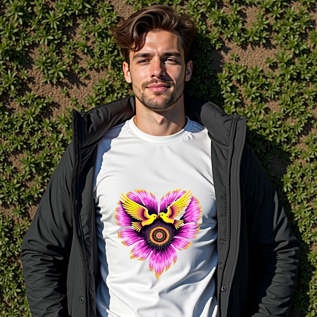 Psychedelic Heart Softstyle T-Shirt