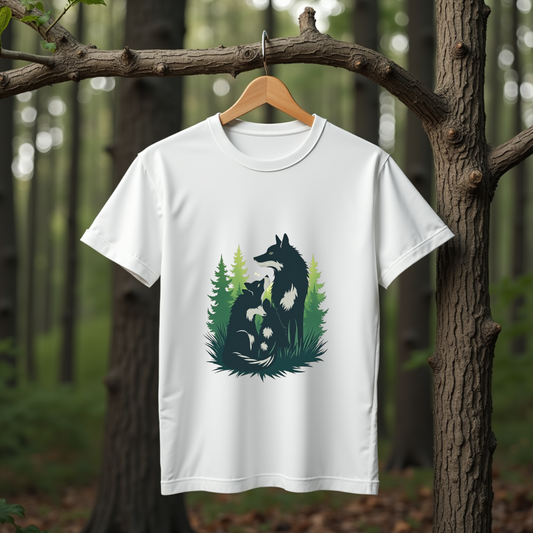 Wolf Nature Graphic Softstyle T-Shirt