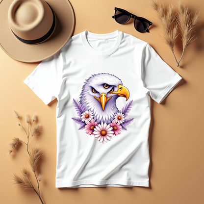 Eeagle heads Graphic Unisex Softstyle T-Shirt – Nature Lover's Apparel