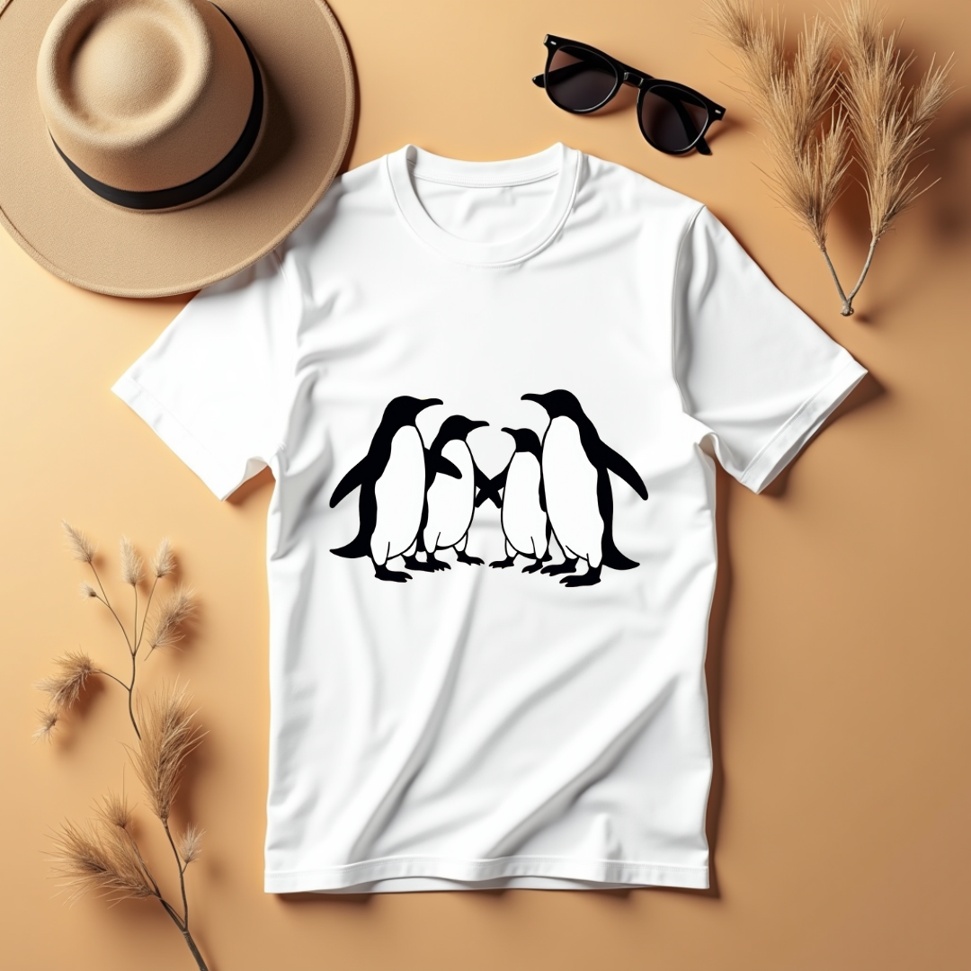 Dance Penguins Graphic Softstyle T-Shirt