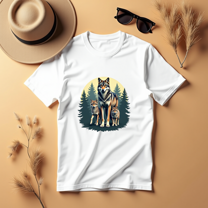 Wolf Family Graphic Softstyle T-Shirt