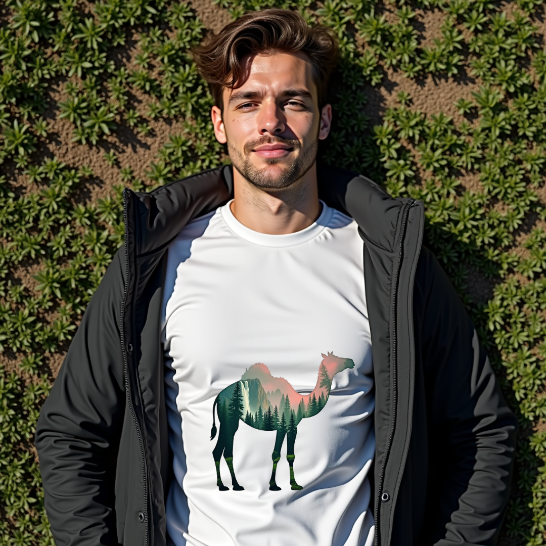 Nature's Camel Graphic Softstyle T-Shirt