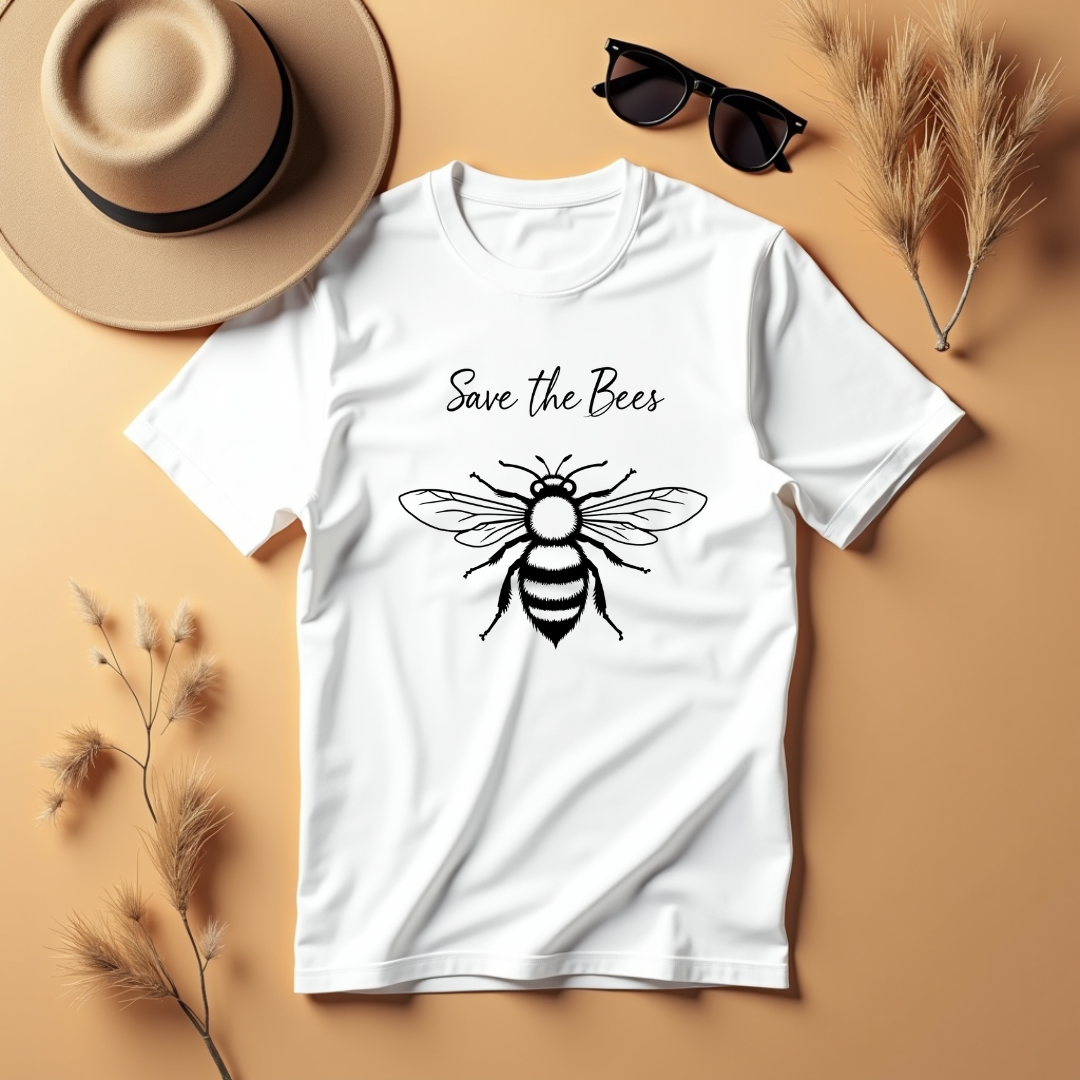 Elegant Bee Graphic Softstyle T-Shirt