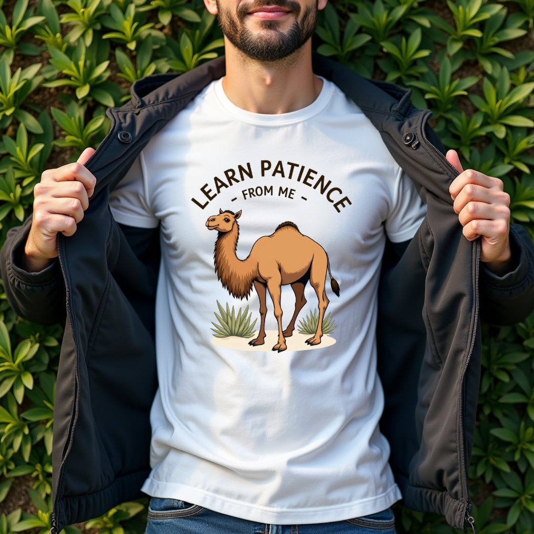 Patience Camel Graphic Softstyle T-Shirt