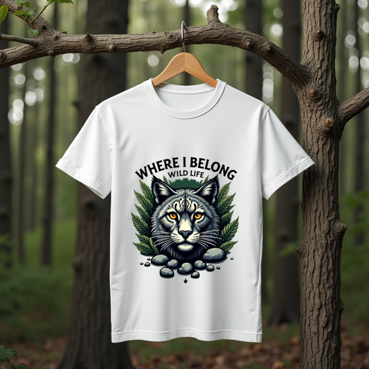 Wild Spirit Graphic Softstyle T-Shirt- Cat Lovers