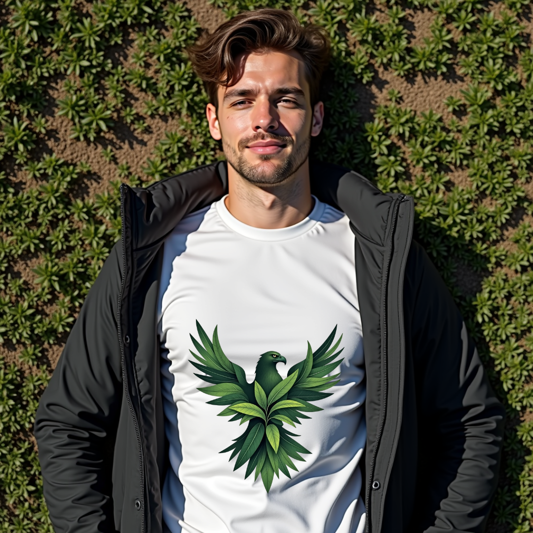 Leafy Eagle Softstyle T-Shirt