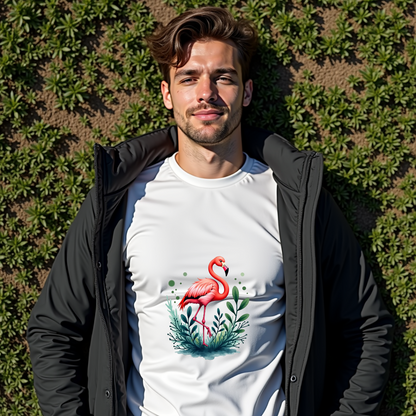 Flamingo Dream Graphic Softstyle T-Shirt