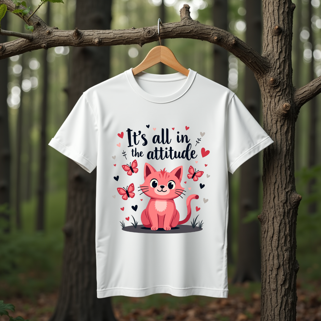 Attitude Cat Softstyle T-Shirt –