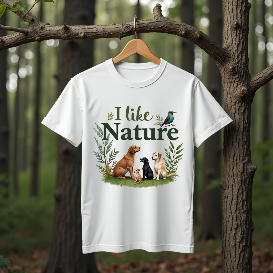 Typography Meets Nature Softstyle T-Shirt –