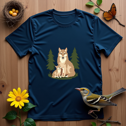 Wolf Family, Silent Watch Graphic Softstyle T-Shirt