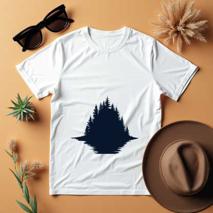 Forest Silhouette Softstyle T-Shirt