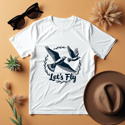 Let's Fly birds Softstyle T-Shirt