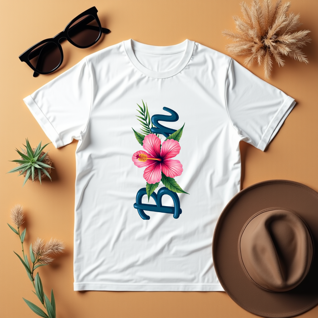 Tropical Born Flower Softstyle T-Shirt –