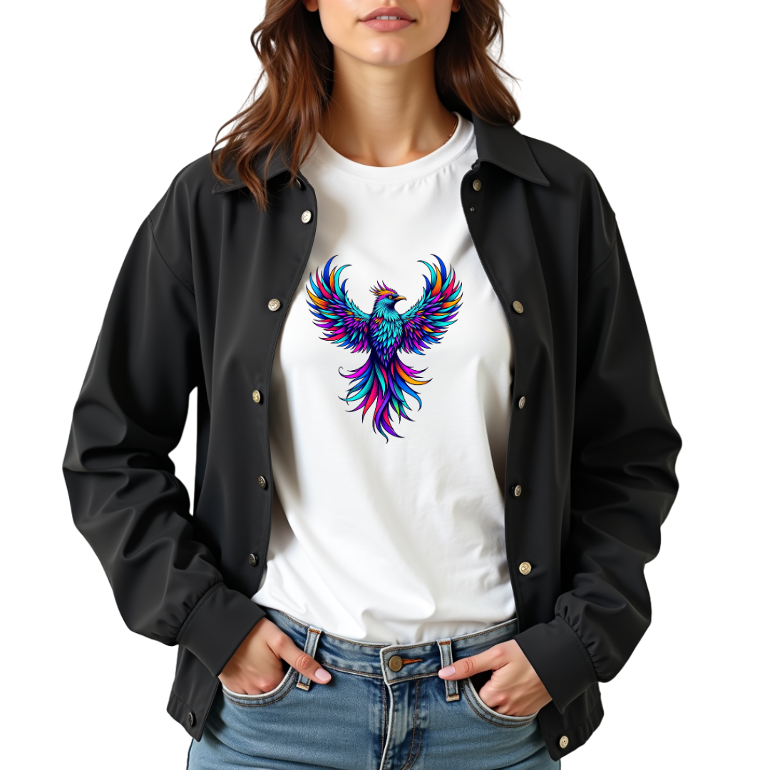 Bird adorned with swirling patterns Softstyle T-Shirt – Birds Lover's