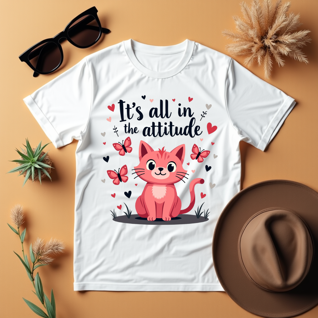 Attitude Cat Softstyle T-Shirt –