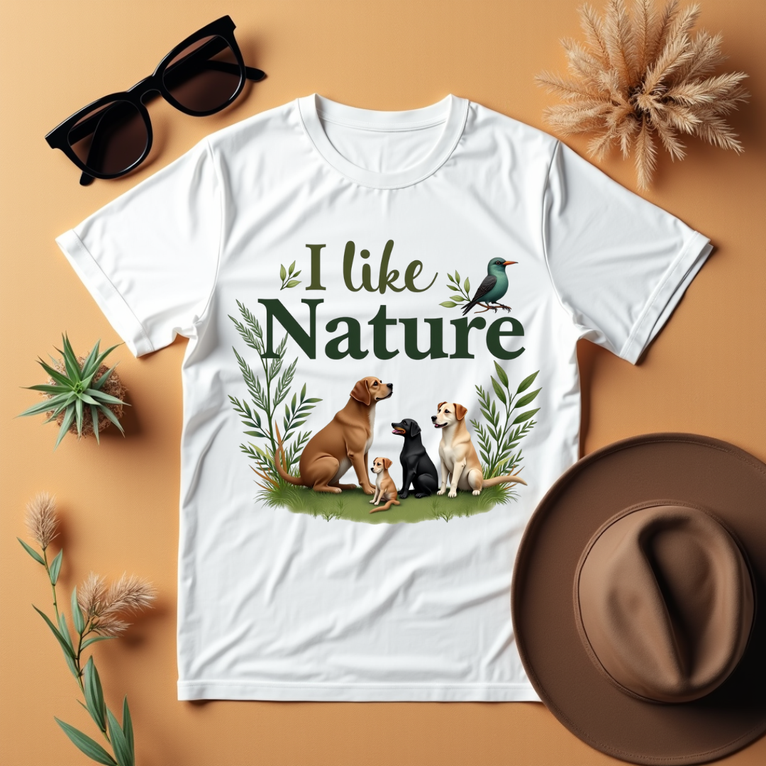 Typography Meets Nature Softstyle T-Shirt –