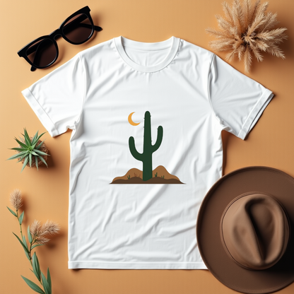 Cactus Moon Softstyle T-Shirt