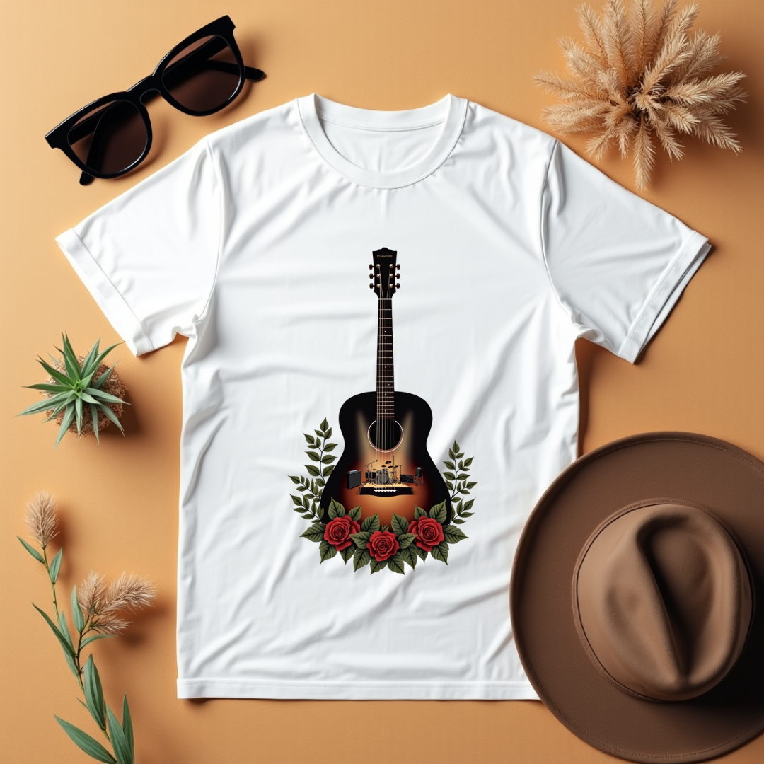 Guitar Roses Softstyle T-Shirt –