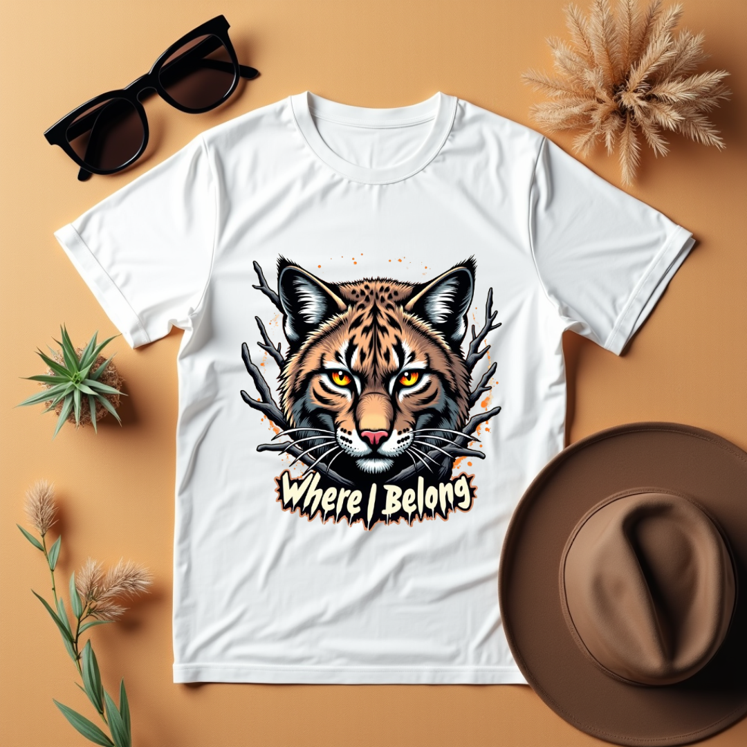 Wild Spirit Graphic Softstyle T-Shirt- Cat Lovers